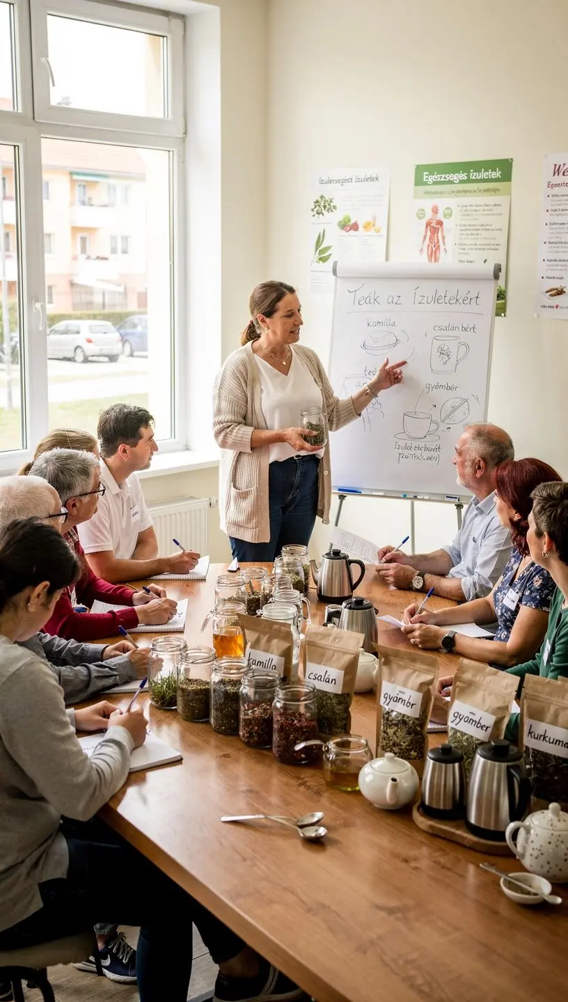 Egy tálka méz, amely kiegészíti a gyógyteát, természetes édesítőként.